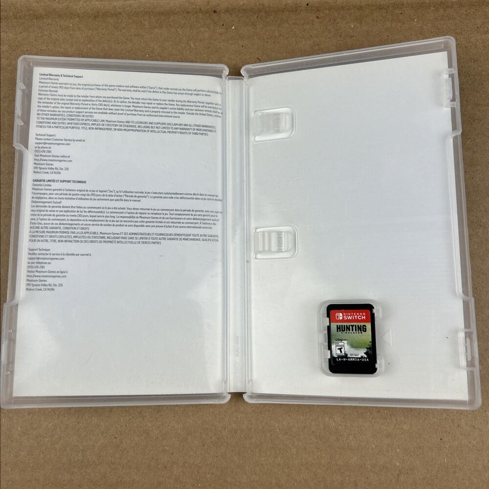 Hunting Simulator Nintendo Switch Video Game with Case - Picture 4 of 6
